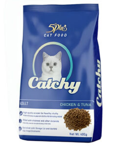 Hạt cho mèo Catchy thức ăn cho mèo trưởng thành vị thịt gà & cá ngừ
