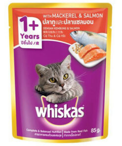 Pate cho mèo Whiskas thức ăn cho mèo trưởng thành 5 vị