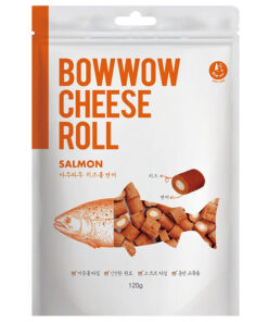 Phô mai cuộn cá hồi cho chó Bowwow Cheese Roll Salmon