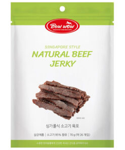 Thịt bò sấy cho chó Bowwow Singapore Style Natural Beef Jerky
