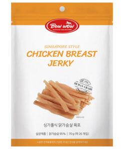 Ức gà sấy cho chó Bowwow Singapore Style Chicken Breast Jerky
